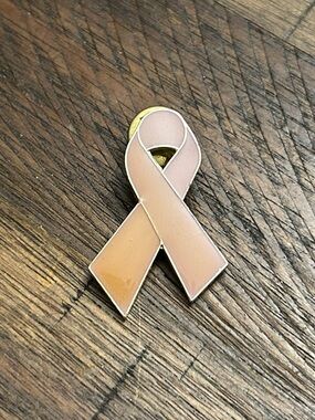Pink Awareness Ribbon Enamel Pin - Women Jewelry
